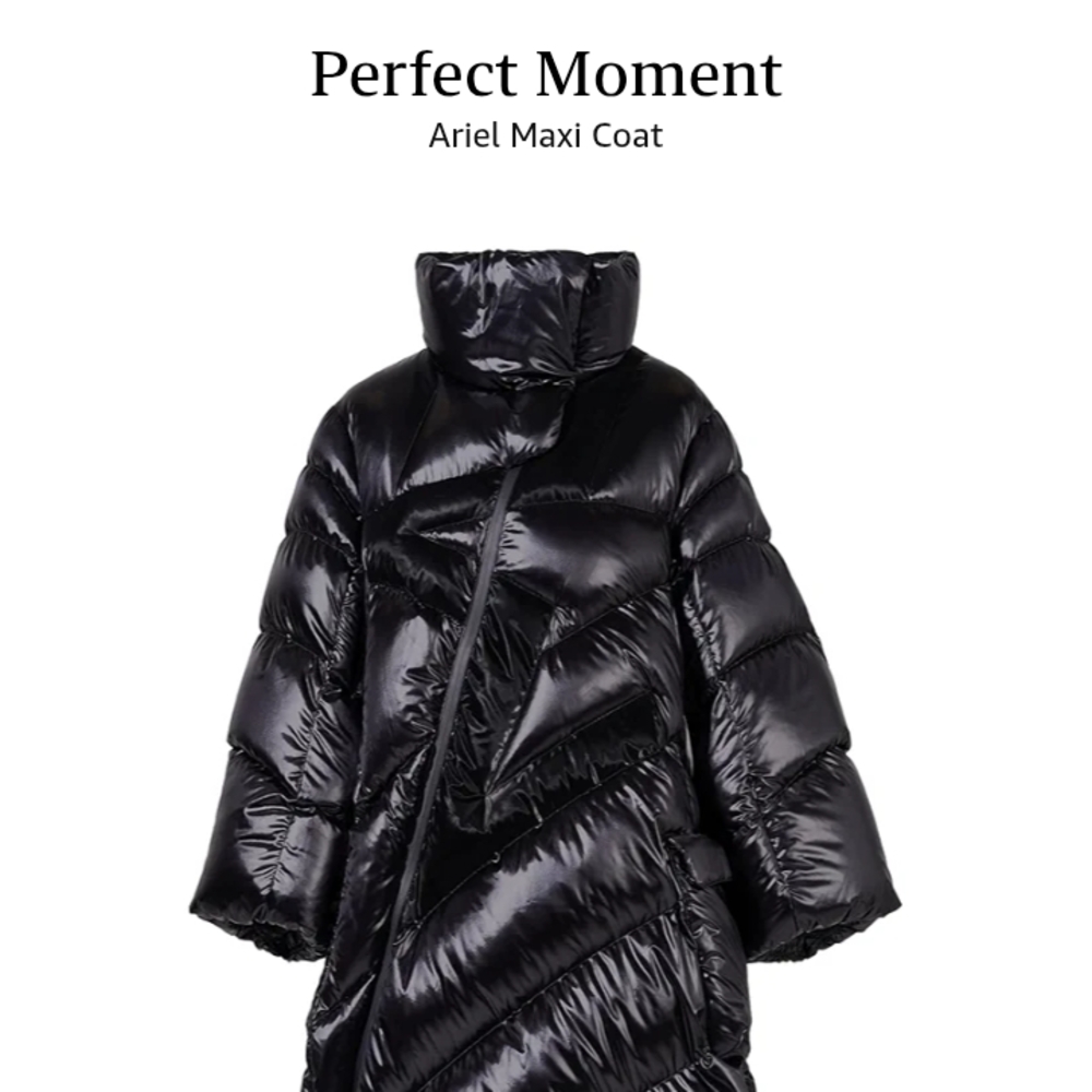 Perfect Moment Shiny Black Puffer Coat